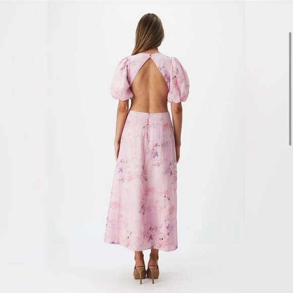 BARDOT NWT Malina Cut Out Midi Dress Size XS - Picture 3 of 6